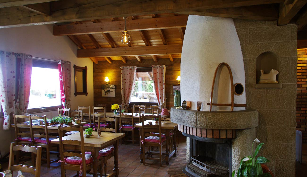Salle du restaurant L’Etable à la Bresse