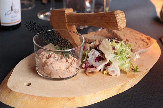 Rillettes de poule à la coriandre, une entrée en juillet 2019