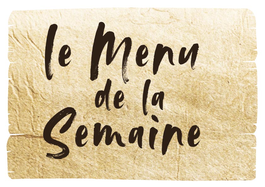 menu semaine titre